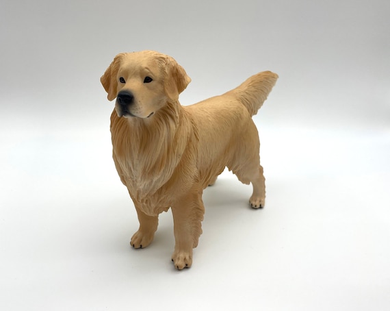 ミニチュアゴールデンレトリバー犬。彫像おもちゃモデル。 - Etsy 日本