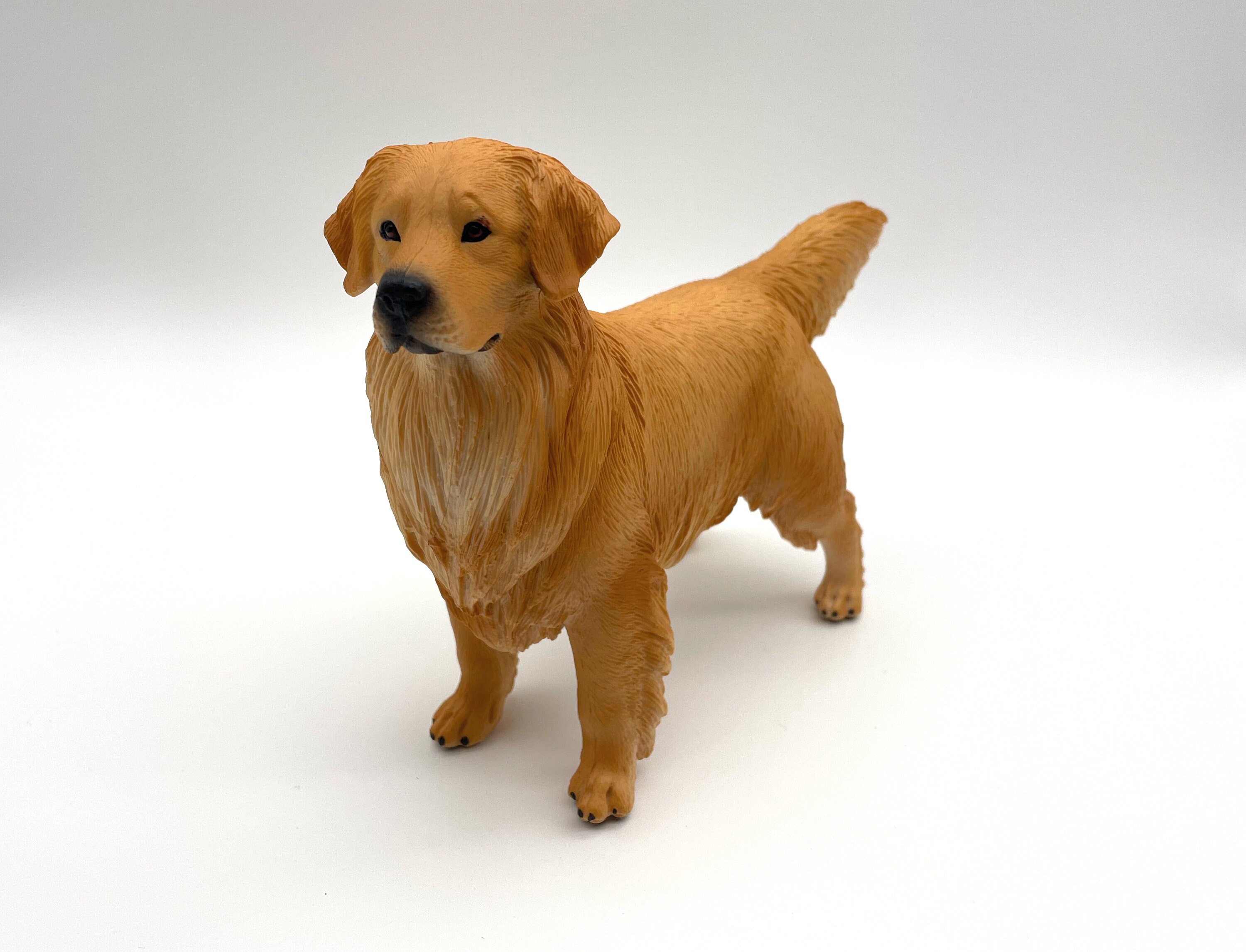 ミニチュアゴールデンレトリバー犬。彫像おもちゃモデル。 - Etsy 日本