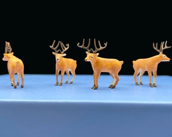 Miniature Deer / Caribou Animal Figure. 1:64 Scale