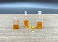 Miniature Whiskey Decanters and Glasses. 1:12 1/24 Scale Dollhouse Kitchen Accessories product logo