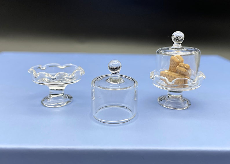 Miniature Glass Cake Stand. for Mini Cupcakes Dessert Cookies