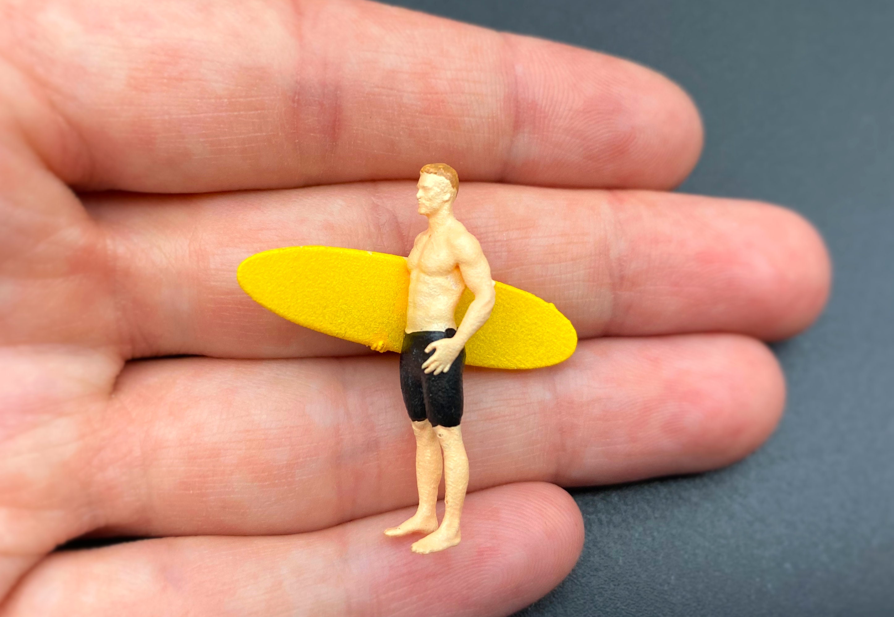 Miniature Beach / Sports Figures. Model. Sunbather, Pool, Boat ...