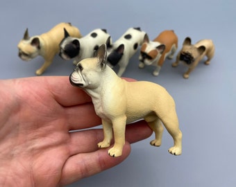 フレンチブルドッグ。リアルなミニチュア1/6スケールモデル - Etsy 日本