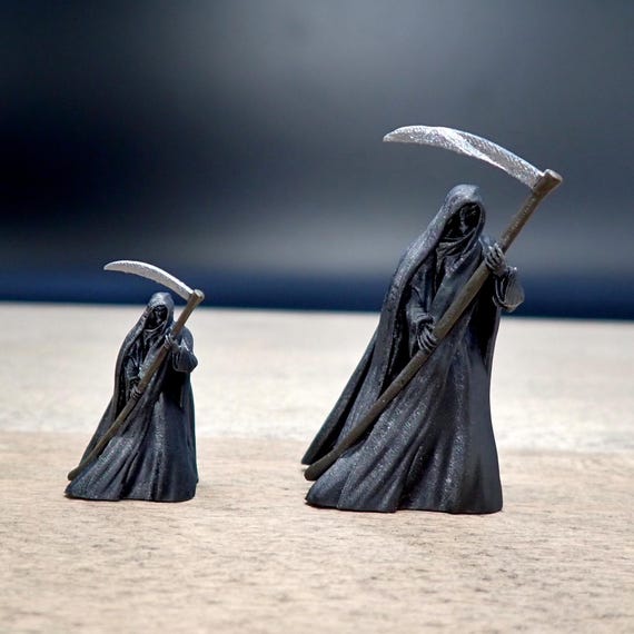 Grim Reaper, Death. Miniature 1:64 or 1/87 Scale Figure - Etsy