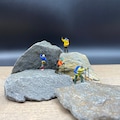 Miniature Hikers Climbers Campers Figures. 1:87 Scale product logo