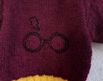 ensemble pull pantalon bébé 6 mois Harry Potter