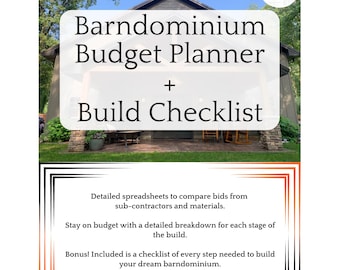 Barndominium Budget Planner & Build Checklist
