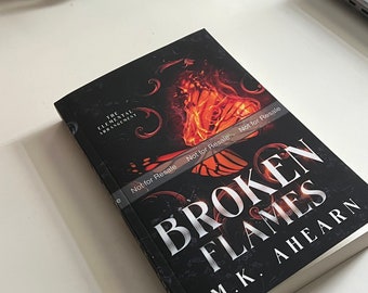 Annotated Signed Paperback Broken Flames