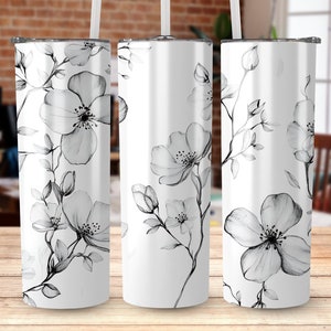 20 oz Skinny Tumbler Sublimation Design, Straight and Tapered Wrap, Tumbler Wrap, Tumbler Png, Instant Download