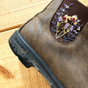 Made to Order bestickt Floral Blundstone Stiefel Bild 2