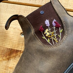 Made to Order Embroidered Floral Blundstone Boots image 3