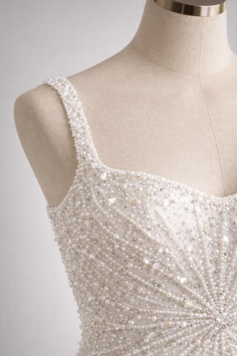 pencil dresses Lyra Groove Graphite Dressers and Chests Beautiful White Sweetheart Beaded Size:US 11.5 | UK 10.5 | 29.5 CM