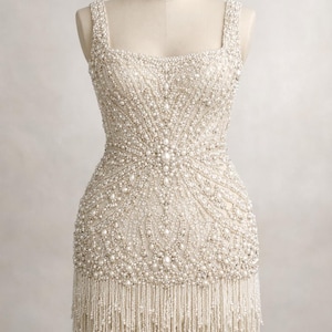 White Sparkle Reception Dress - Etsy