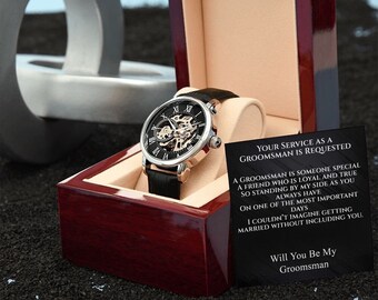 gift for groomsman, groomsman, watch groomsman, gift, custom watch, watch Jewelry, present for groomsman, wedding gift for groomsman,