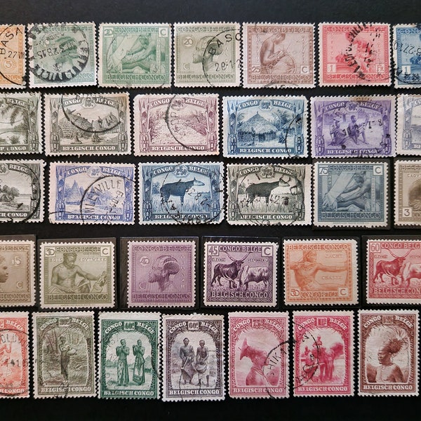 Old stamps Belgian Congo - Congo Belgique