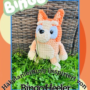 Heeler Dog inspired by Bingo Heeler PDF crochet pattern German English