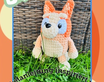 Heeler Dog inspired by Bingo Heeler PDF crochet pattern German English