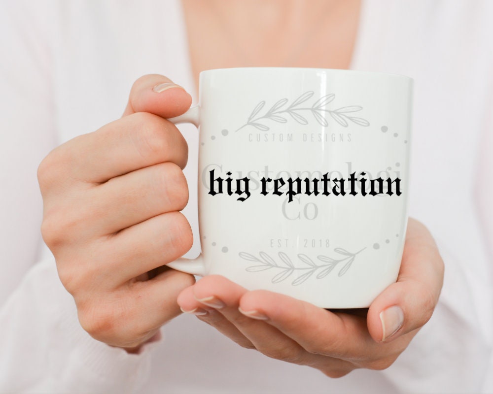 Big Reputation Black & White SVG PNG Reputation Era Svg Png - Etsy