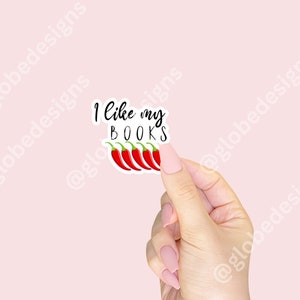 Spicy Book Sticker, Kindle sticker, Bookish Sticker, Waterproof Sticker, Reader Sticker