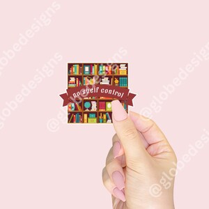 Book Shelf Sticker, Kindle sticker, Bookish Sticker, Waterproof Sticker, Reader Sticker