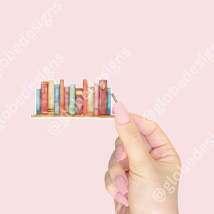Book Shelf Sticker, Kindle sticker, Bookish Sticker, Waterproof Sticker, Reader Sticker