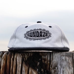 White Corduroy Hat - SunDaze Wave Vintage 5-panel Snapback Hat