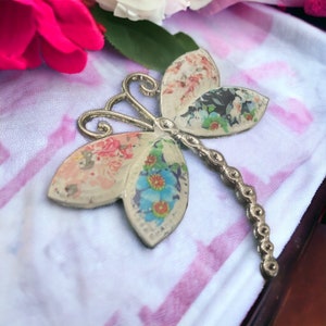Handbemalter Glühwürmchen-Anhänger im Shabby-Chic-Stil