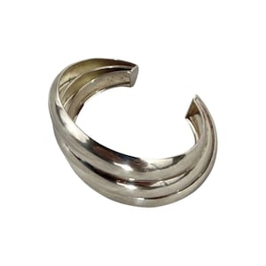 Vintage Sterling Silver Fashion Cuff Bracelet