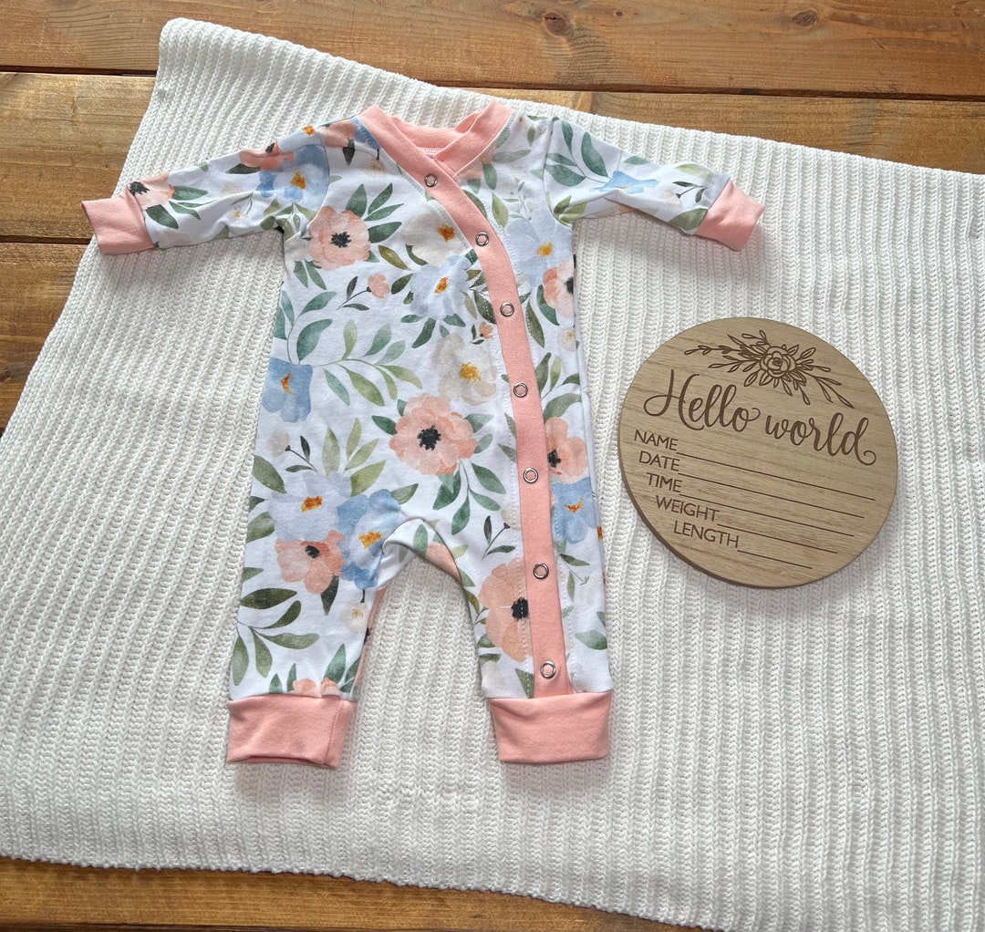 Baby Handmade Snap Pajamas Etsy