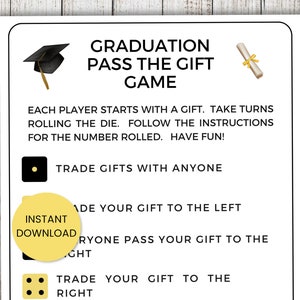 Afstuderen Pass The Gift Game, Graduation Party, 2025 Graduation, Groepsspellen, Dobbelspel, Grad Party Games, Grad Party 2025, Pass The Parcel
