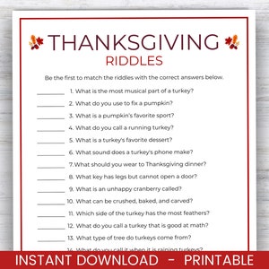 Thanksgiving Riddles With Answers, Riddle Me This, Game For Kids, Game Adults, Games For Teens, Group Games, Family Game Night, Printable