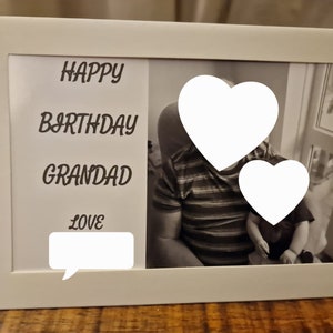 Carte d'anniversaire grand-père, carte grand-père personnalisée, carte de téléchargement de photo, grand-père, papa, carte de joyeux anniversaire, carte photo grand-père, personnalisée,