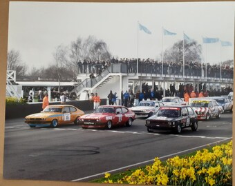 Goodwood Racing Circuit, 6x4 or 10x8 photograph, Members meeting, Gift for Husband, Gift for Men, Race, Motorsport, Cars,