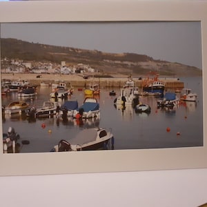 Lyme Regis-havenkaart, Lyme Regis-wenskaart, Lyme Regis-briefpapier, Lyme Regis-souviner, Lyme Regis-blanco kaart, Lyme Regis-groet,