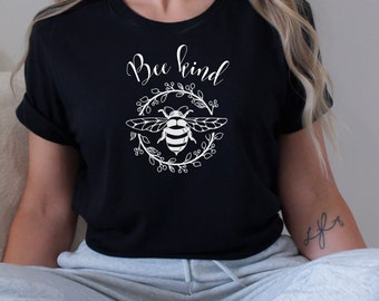 Bee Kind T-shirt, Bee Lover Shirt, Insect Shirts, Earth Day Shirts, Beekeeper Gift, Save the Bees Shirt, Bee Tee, Beekeeper Shirt