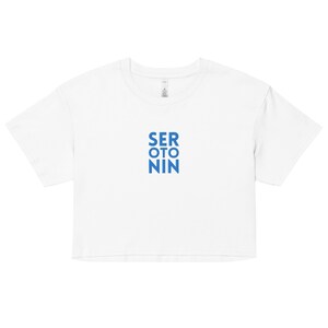 Serotonin Embroidered Crop Top