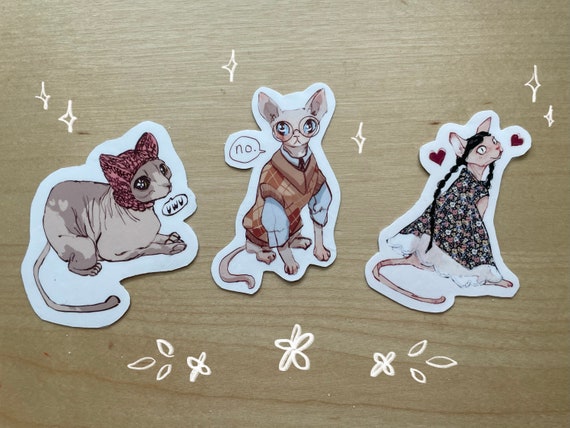 Sphynx Cat Stickers