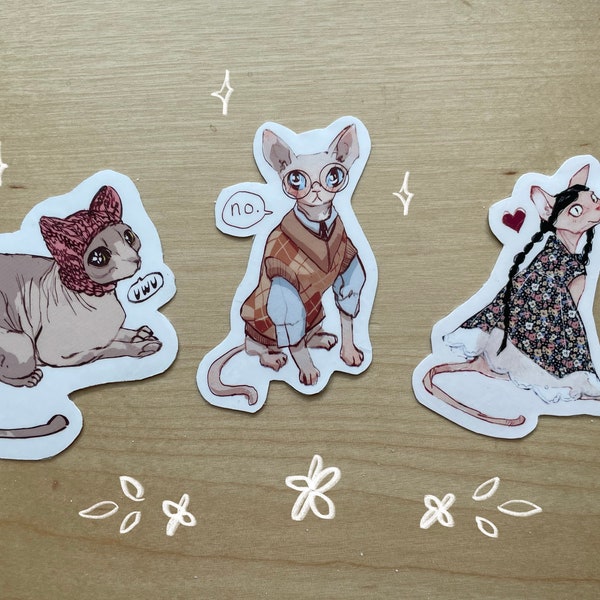 Sphynx Cat Stickers