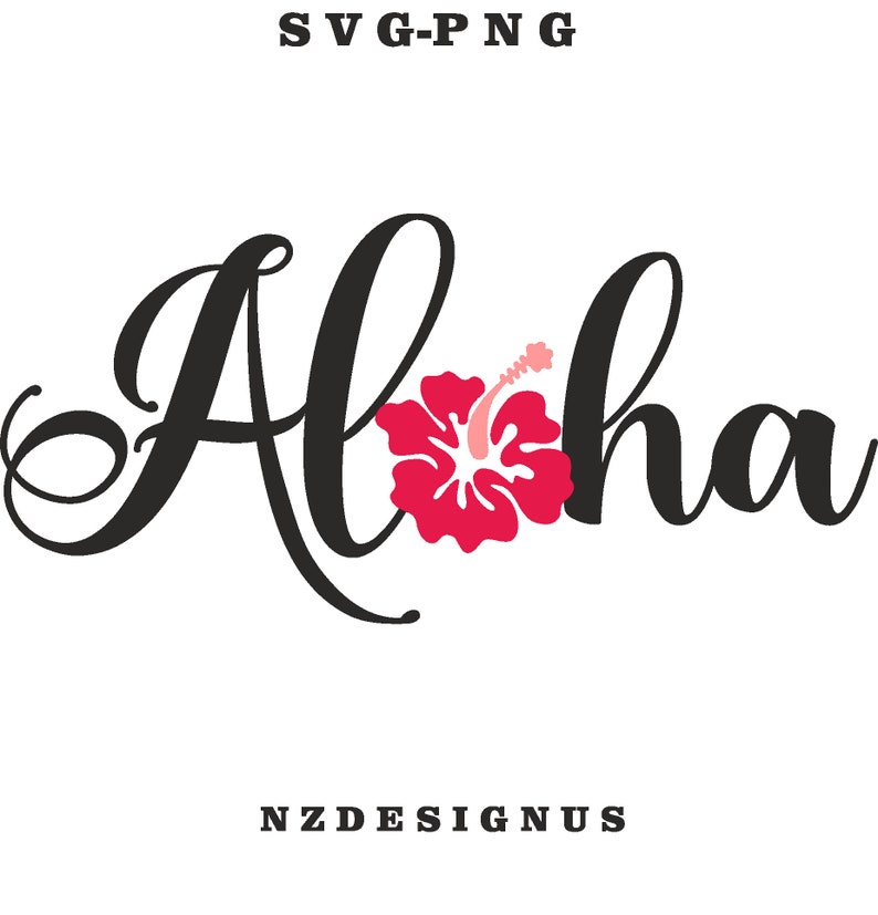 Aloha Svg Aloha Clip Art Summer Svg Hawaiian Svg Beach - Etsy