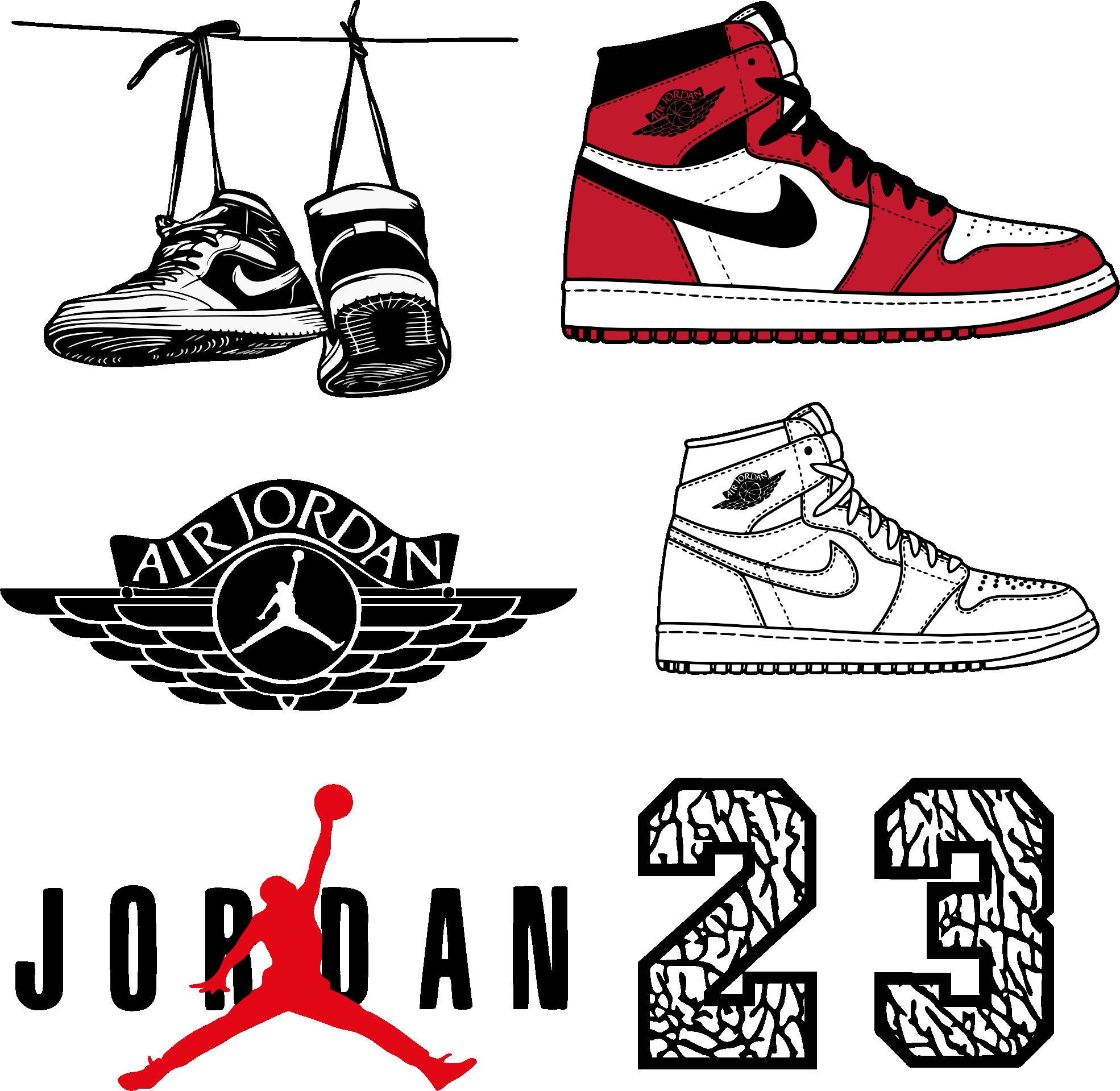 Nike Running Shoe Drawing