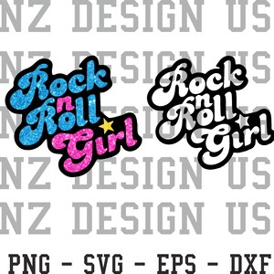 Rock N Roll Girl SVG, Darla Nemo Costume, Darla Finding Nemo, Rock and ...