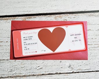 Personalised Scratch-Off Boarding Pass – Surprise Holiday Reveal