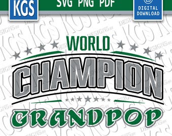Father's Day, Father, Grandpop, Grandfather, Philadelphia Eagles, Eagles, Eagles Football, Football, Philly Eagles, SVG, DXF, PNG