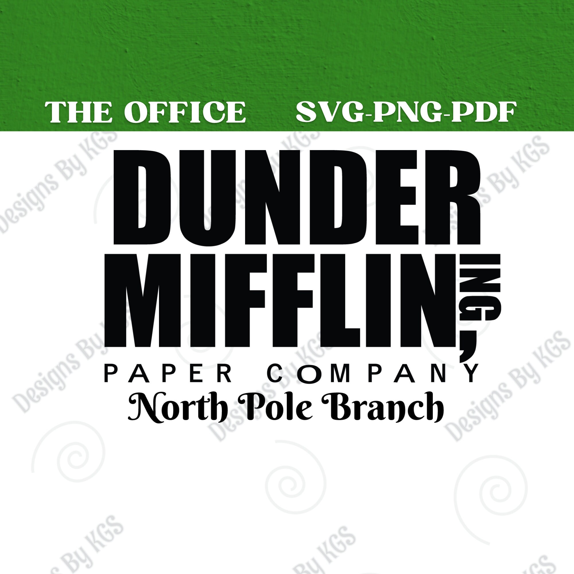 Dunder Mifflin Paper Company Logo SVG JPEG PNG Files 