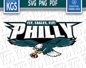 Fly, Eagles, Fly! | Midnight Green |  Full Color Design | Cricut Ready (Digital Download)
