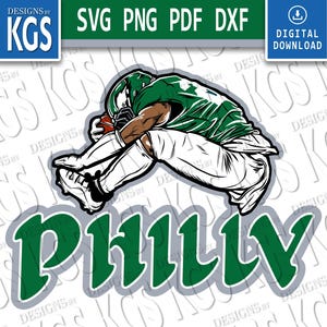 The Saquon Leap! | Classic Kelly Green |  Full Color Design | Cricut Ready (Digital Download)