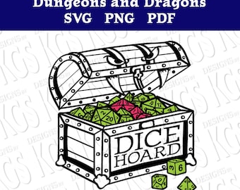 Dungeons and Dragons Role Playing Games Dice Table Top Games , SVG PDF PNG Cricut Decal Shirts Gifts