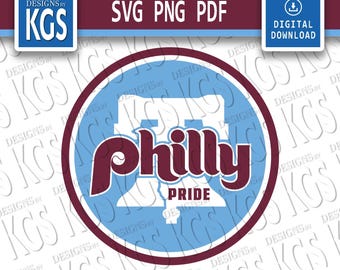 PHILLY PRIDE | Phillies Classic Colors | Fully Color Design | png, pdf, svg | Cricut Ready (Digital Download)