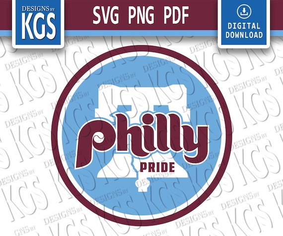 PHILLY PRIDE | Phillies Classic Colors | Fully Color Design | png, pdf, svg | Cricut Ready (Digital Download)