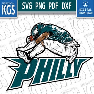 The Saquon Leap! | Modern Midnight Green! |  Full Color Design | Cricut Ready (Digital Download)
